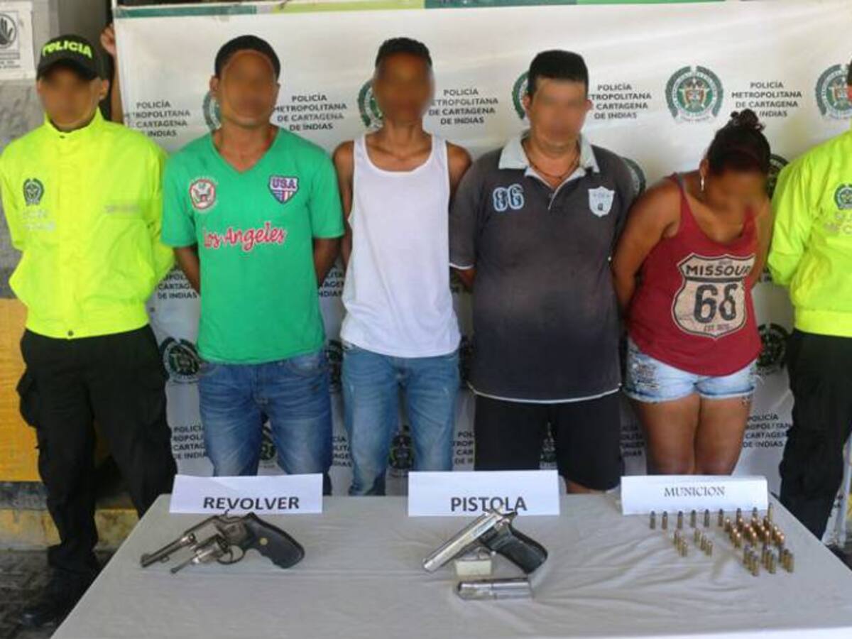 Caen cuatro presuntos miembros del clan del Golfo en Bolívar