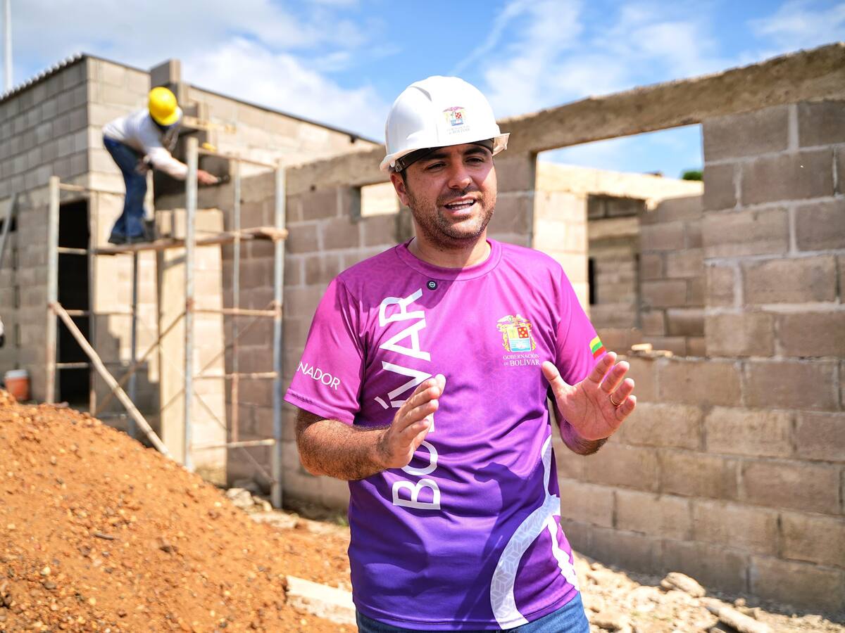 Gobernador Arana lanzará plan de subsidios para vivienda nueva en Bolívar