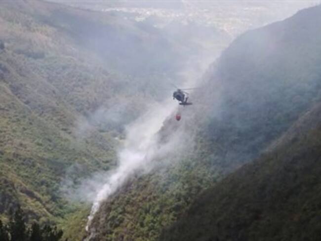 Declaran la calamidad pública por incendio forestal en Boyacá