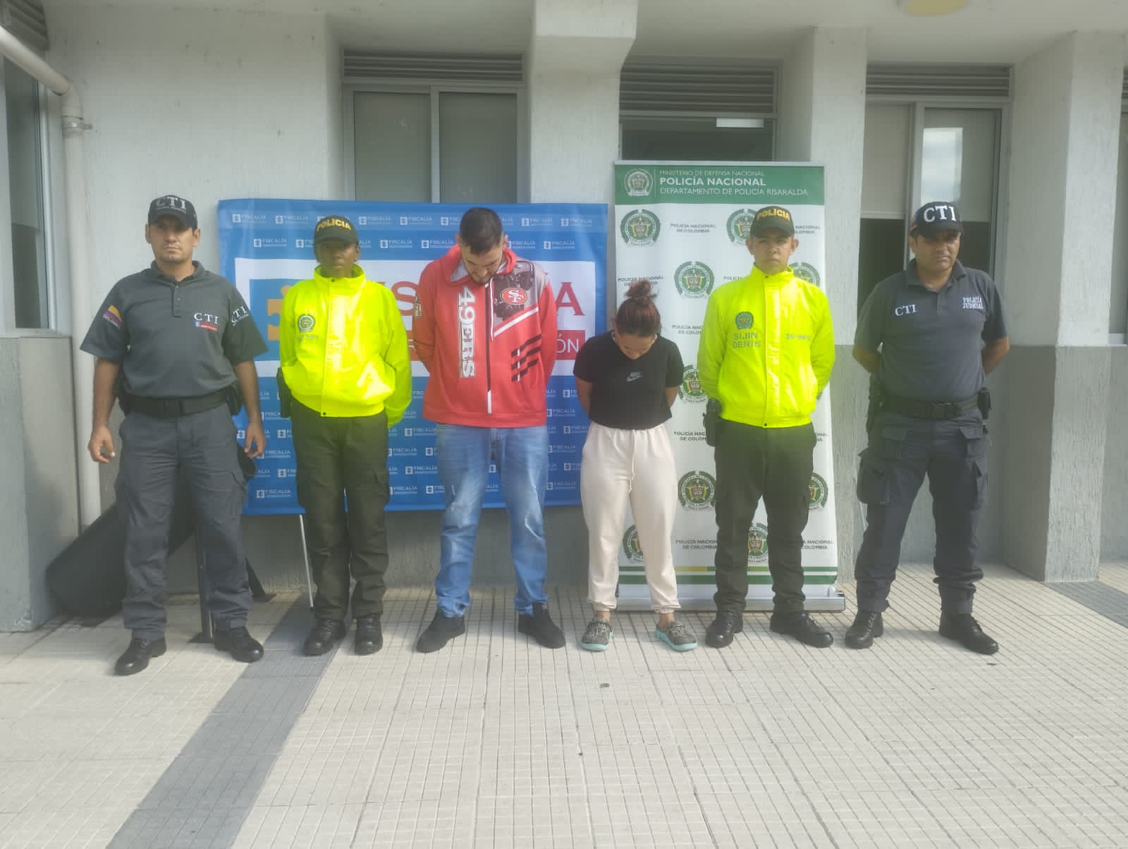 Capturados por presunta participación en un múltiple homicidio en Santa Rosa de Cabal - Policía de Pereira.