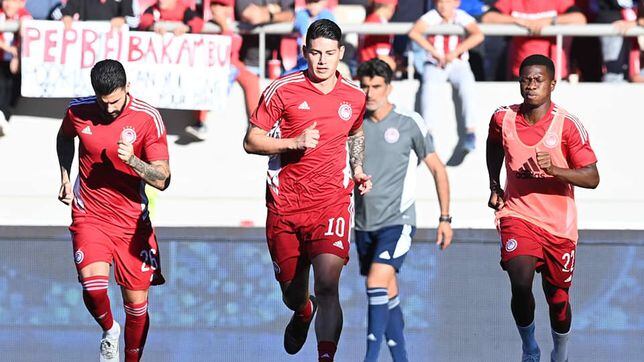 James Rodríguez, volante colombiano del Olympiacos / Olympiacos