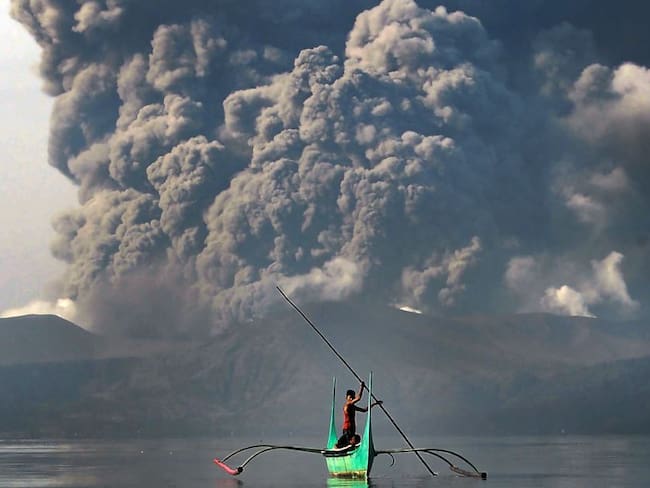 Filipinas sigue en alerta a una semana de la erupción del volcán Taal