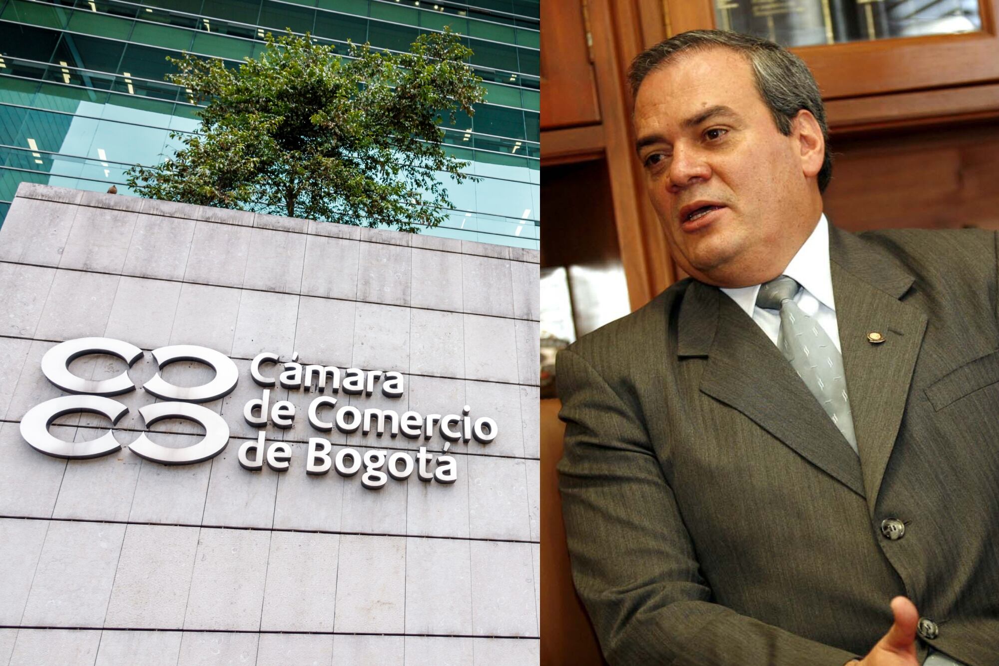 Cámara de Comercio de Bogotá y Ovidio Claros | Foto: Colprensa