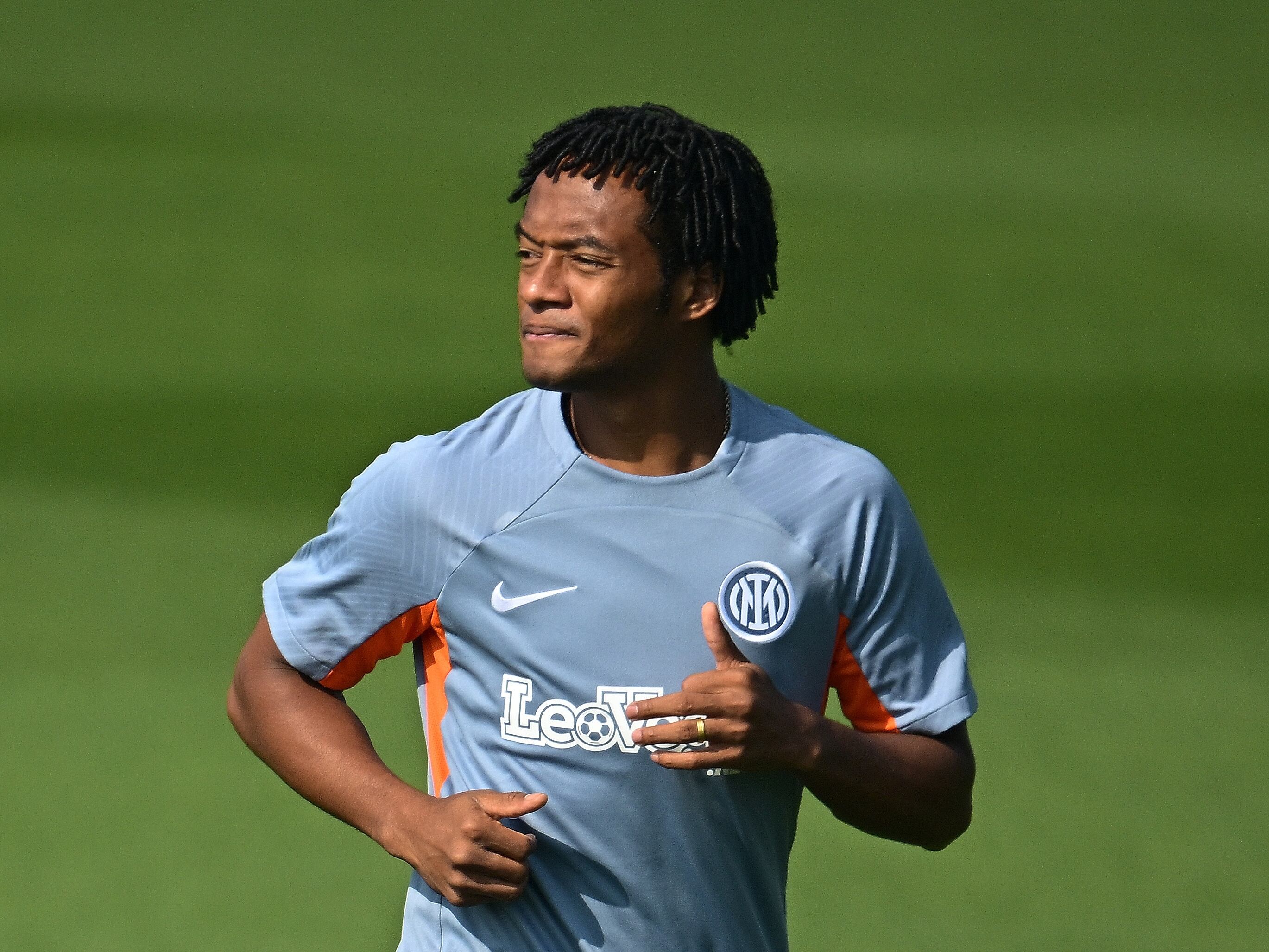 Juan Guillermo Cuadrado se reintegra a los entrenamientos del Inter de Milán. (Photo by Mattia Ozbot - Inter/Inter via Getty Images)