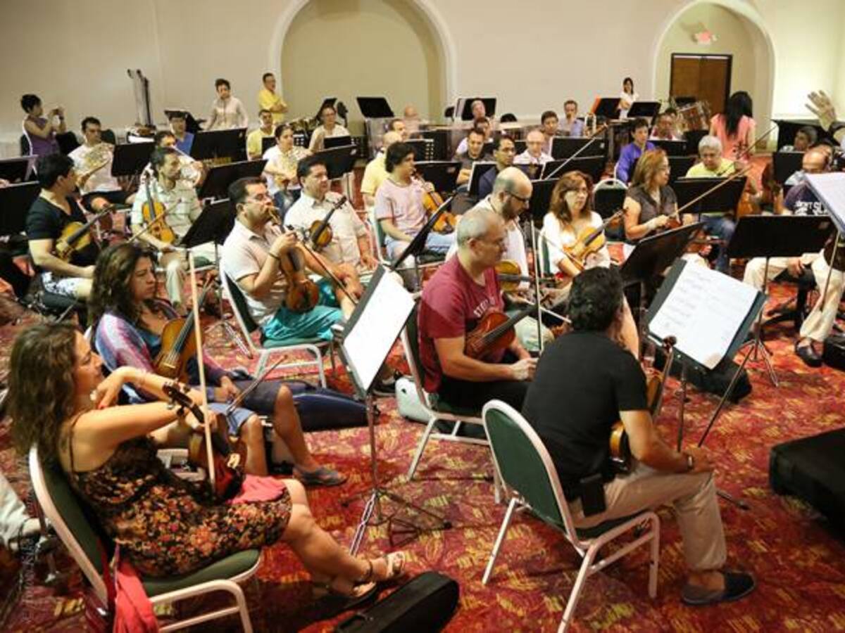 Así se preparó la filarmónica de Bogotá para la misa del Papa Francisco