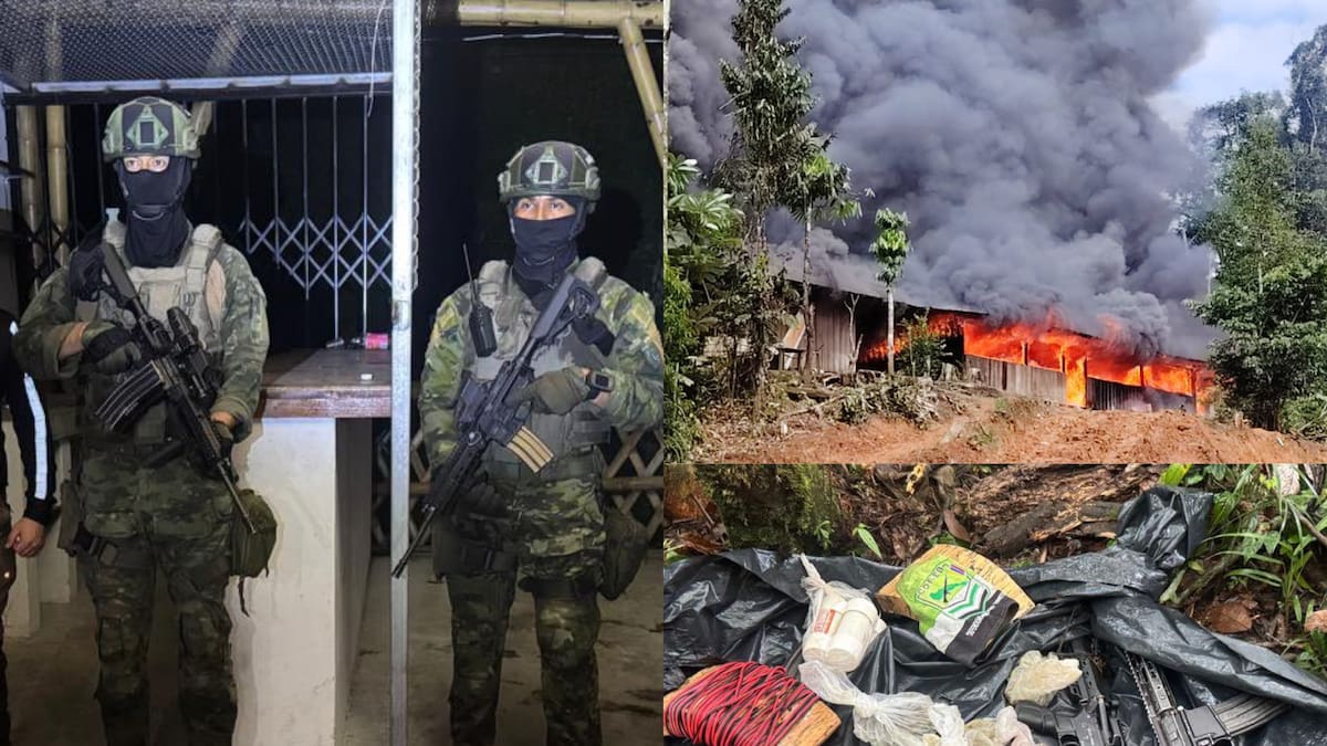 Ecuador encuentra armas y minas de disidencias de las Farc en frontera con Colombia