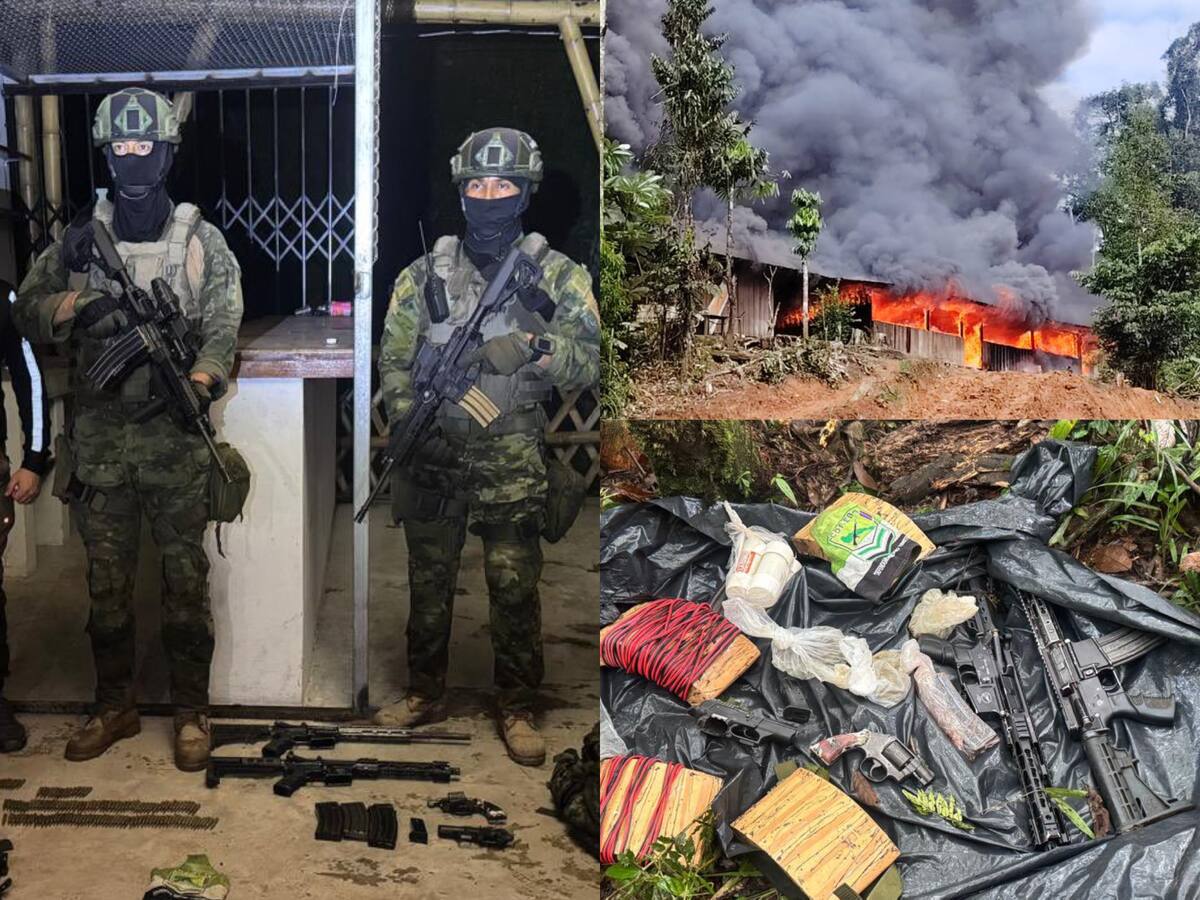Ecuador encuentra armas y minas de disidencias de las Farc en frontera con Colombia