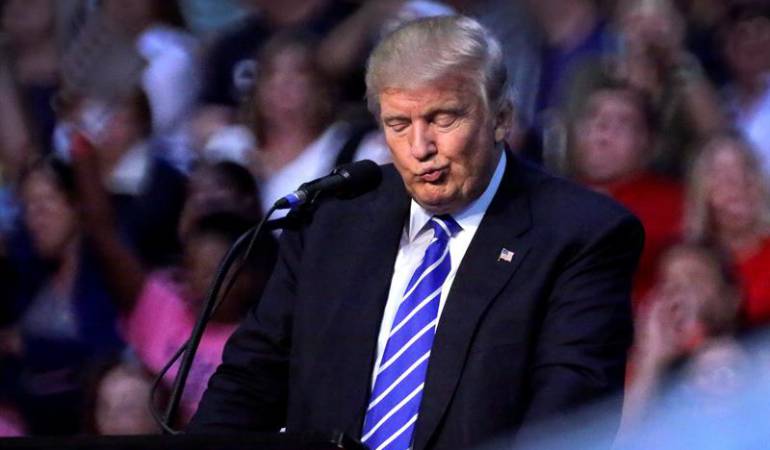 El candidato republicano a la Presidencia de EE.UU., Donald Trump.