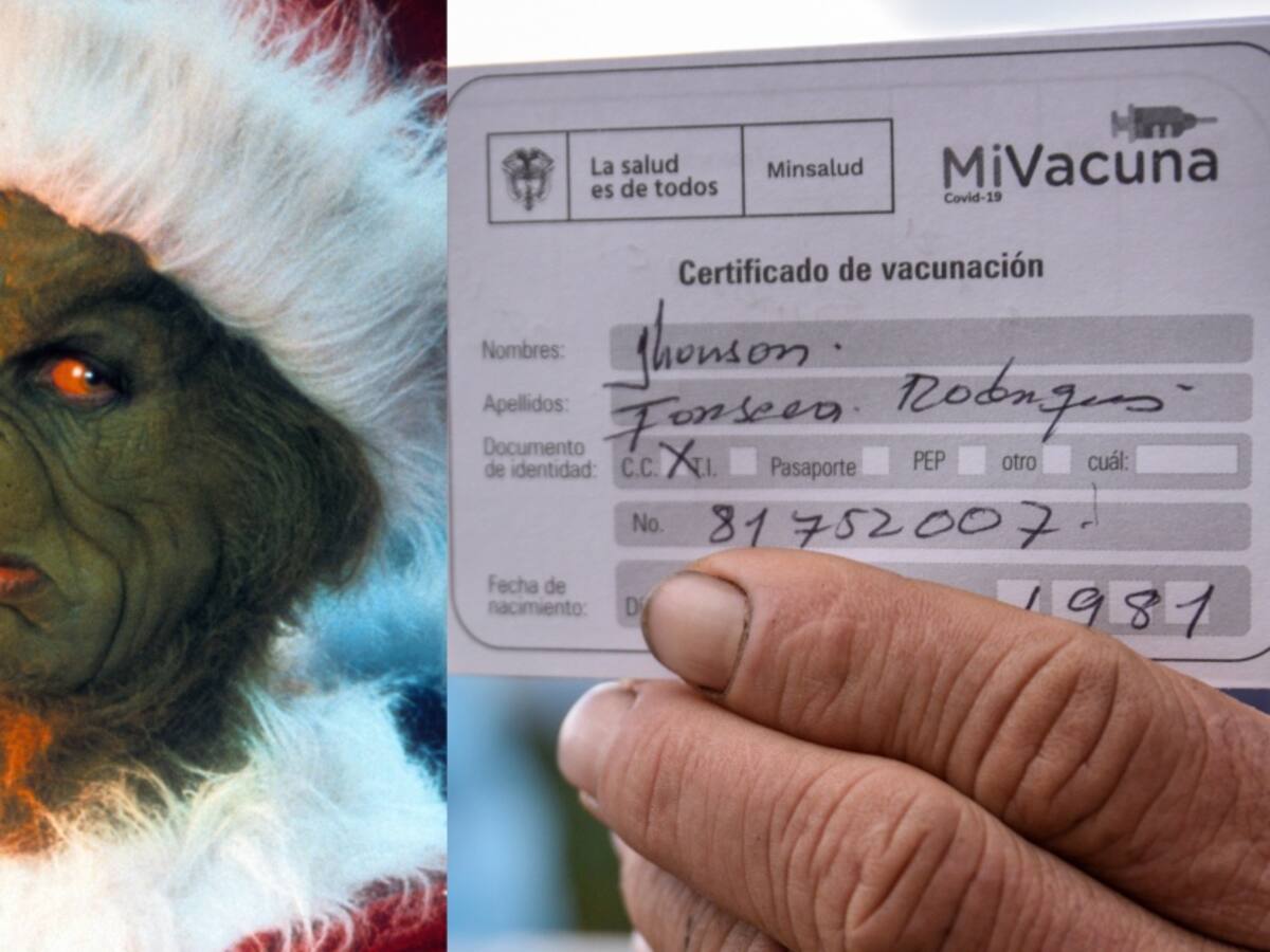 ¡No sea el grinch! Aliste su carné de vacunación para fiestas navideñas