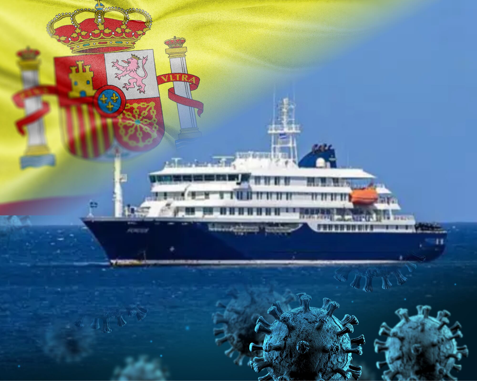 El gobierno español, que aceptó la petición de la Organización Mundial de la Salud, aún no ha establecido los protocolos para recibir el crucero.
(Foto:    Caracol Radio / Getty )