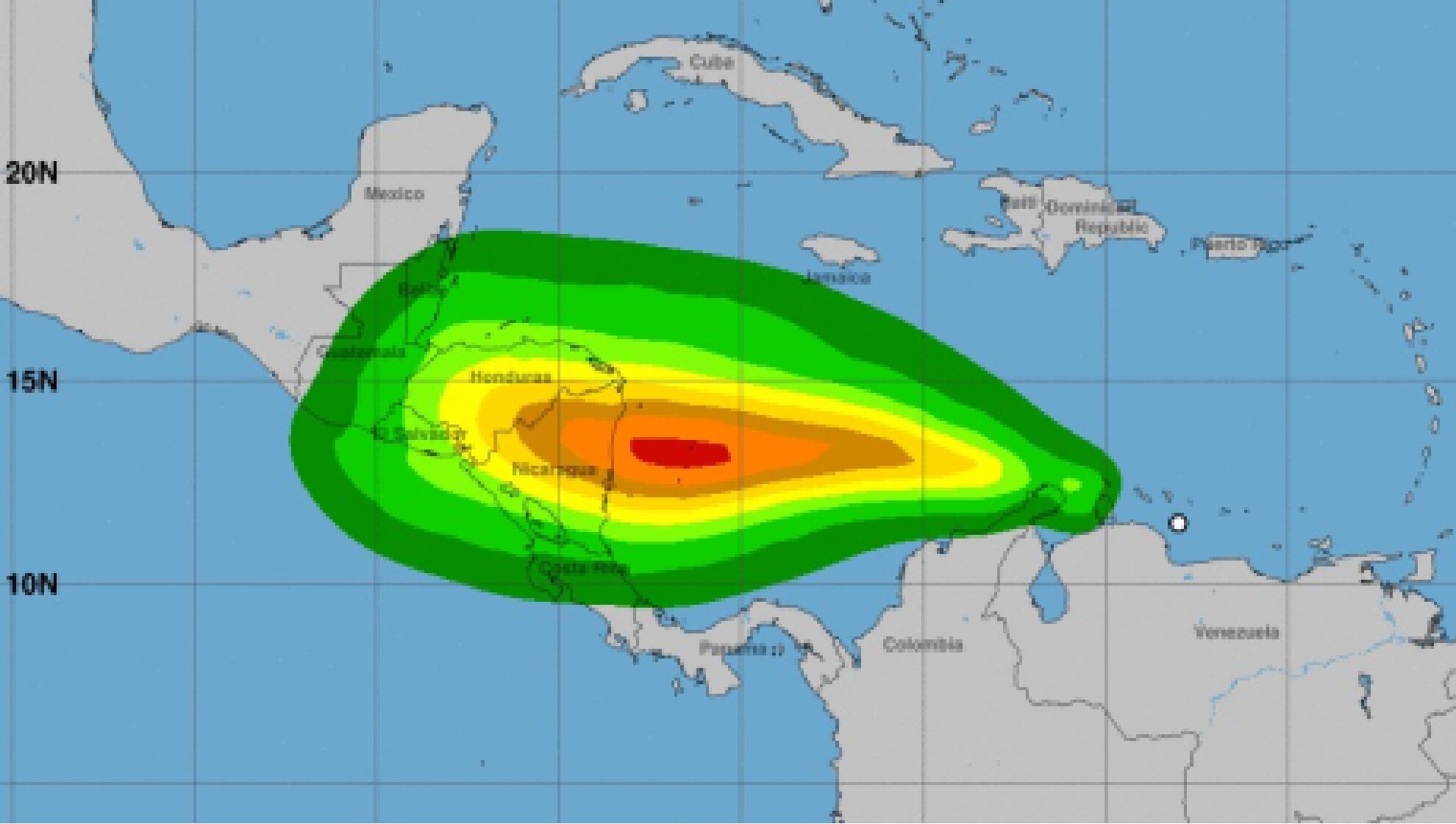 Nuevo ciclón tropical registrado por el Centro Nacional de Huracanes de EE.UU.