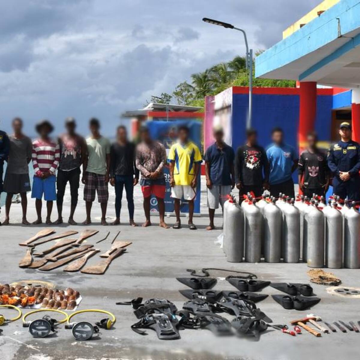 Armada intercepta a 12 hondureños por pesca ilegal en San Andrés y Providencia