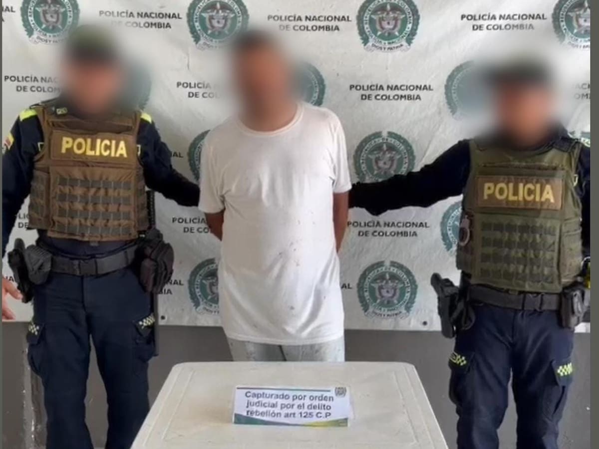 Capturan en El Carmen de Bolívar a un hombre buscado por la justicia por el delito de rebelión