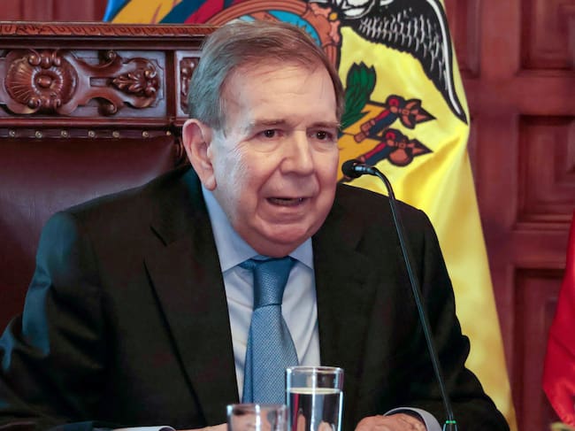 Edmundo González Urrutia. Foto: Henry Lapo/Agencia Press South/Getty Images.