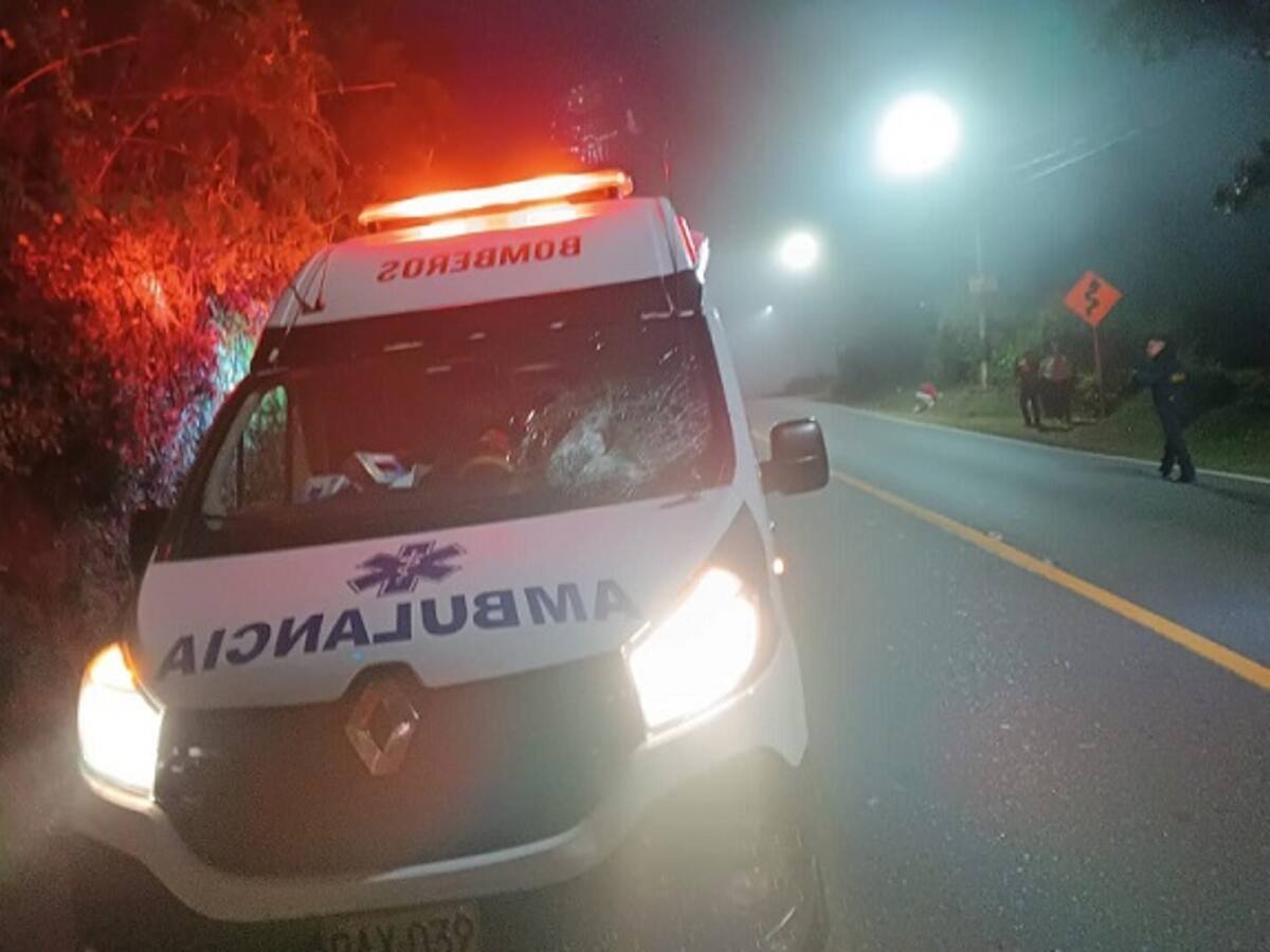 Joven hirió a una bombera porque no lo trasladaron a un centro médico en La Ceja