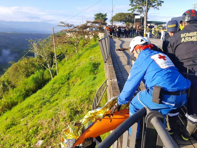 Capitán José Augusto Montoya, bomberos Armenia