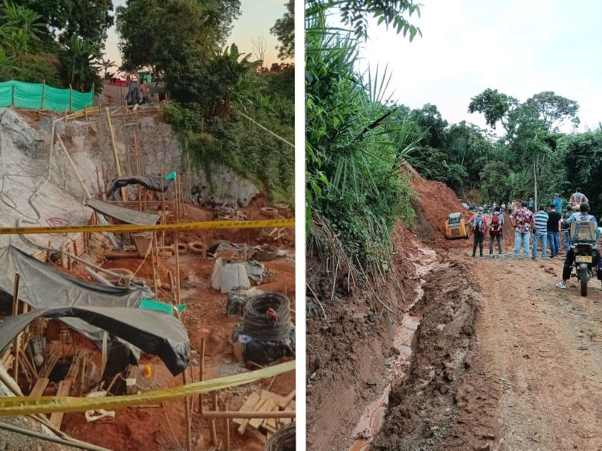 Alerta en La Celia y Balboa por cierre total de la vía principal y deterioro de rutas alternas