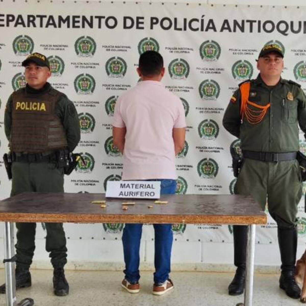 En Caucasia fue capturado un hombre con oro valorado en casi $500 millones