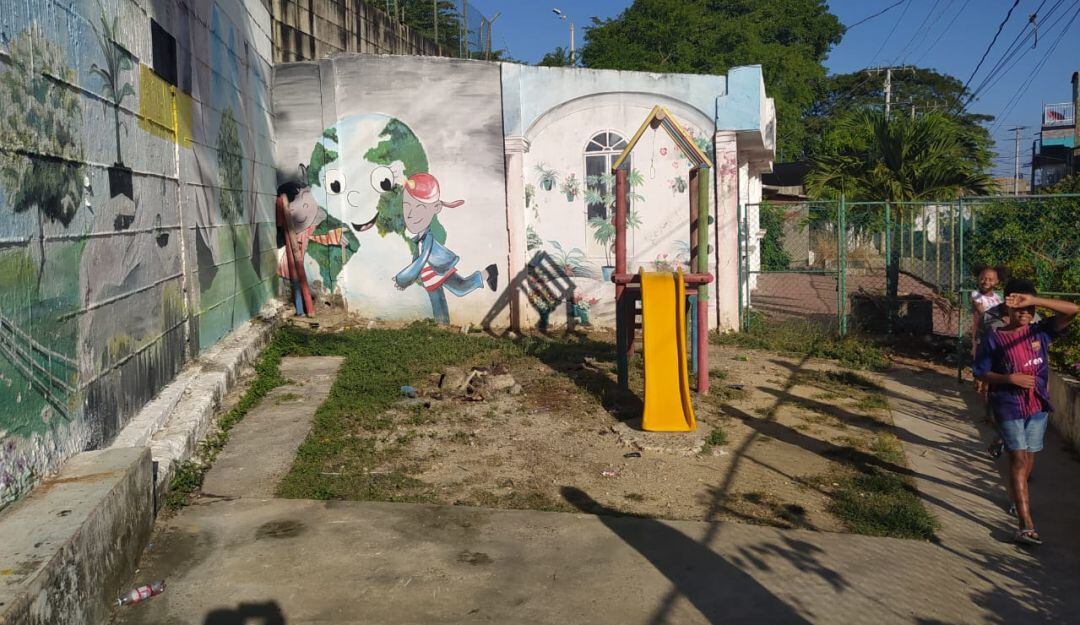 Parque en ruinas del barrio José Antonio Galán