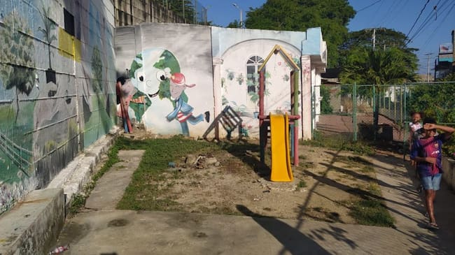 Parque en ruinas del barrio José Antonio Galán
