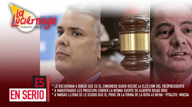 Le recuerdan a Duque que es el Congreso quien elige al vicepresidente