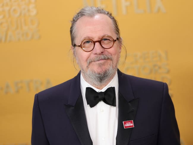 LOS ANGELES, CALIFORNIA - FEBRUARY 23: Gary Oldman arrives at the 31st Annual Screen Actors Guild Awards at Shrine Auditorium and Expo Hall on February 23, 2025 in Los Angeles, California. (Photo by Maya Dehlin Spach/GA/The Hollywood Reporter via Getty Images)