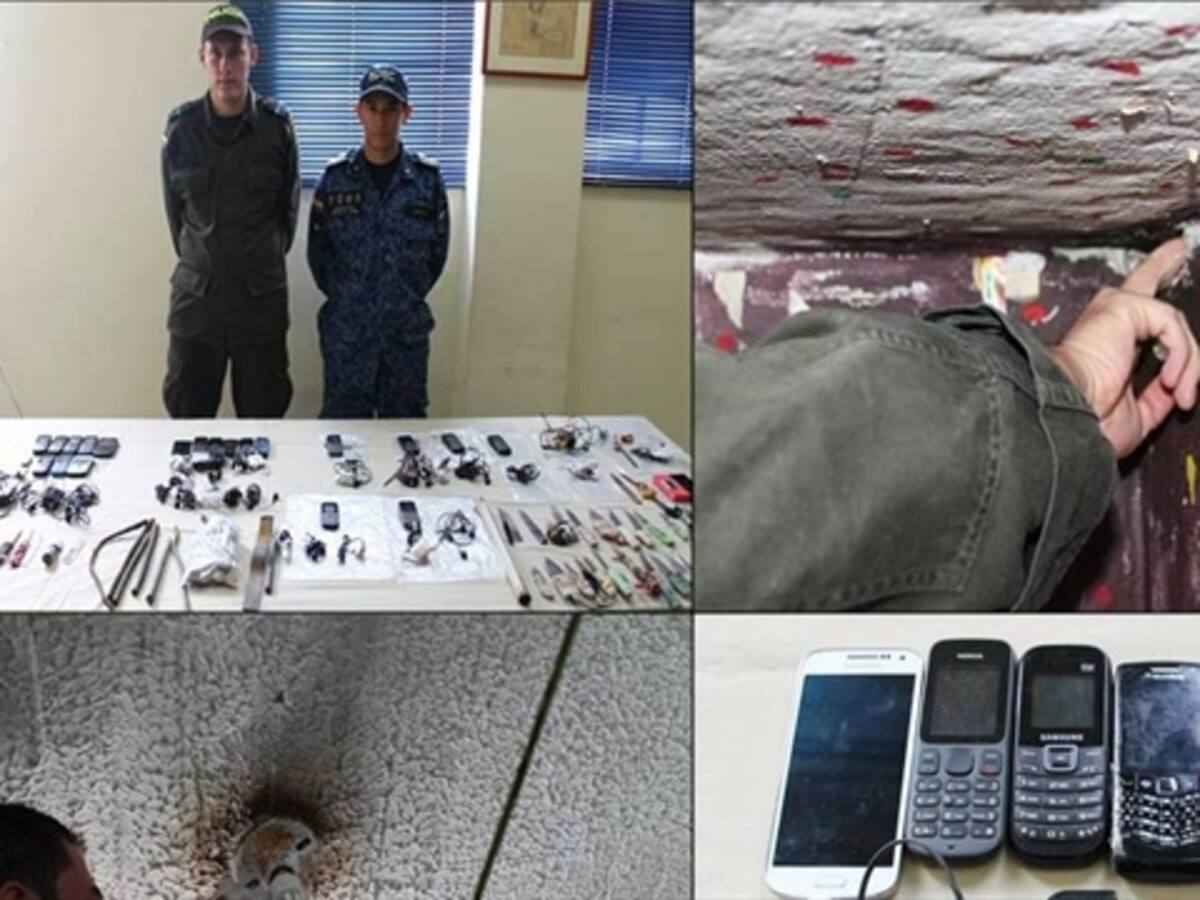 Hallan celulares y armas en cárcel de alta seguridad de Valledupar