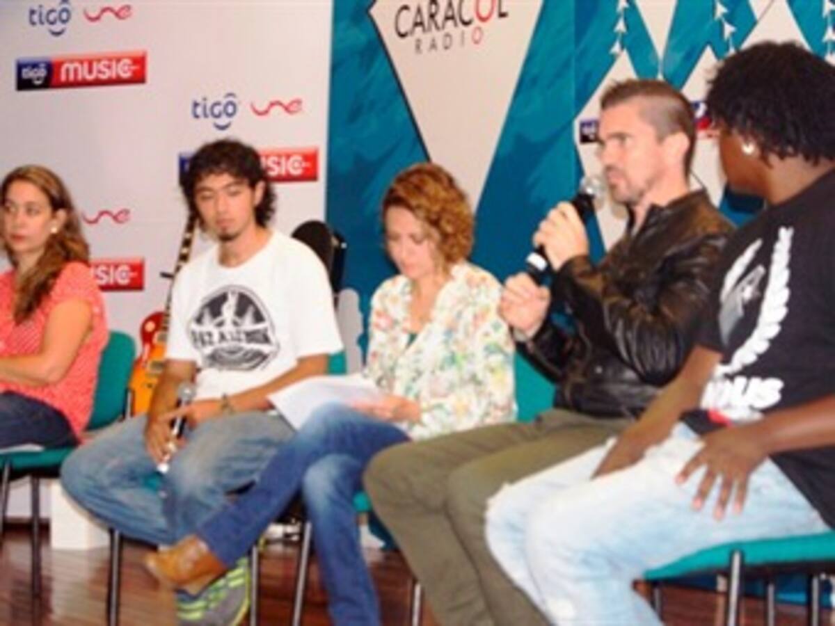 En fotos: Conversatorio con Juanes en Bucaramanga