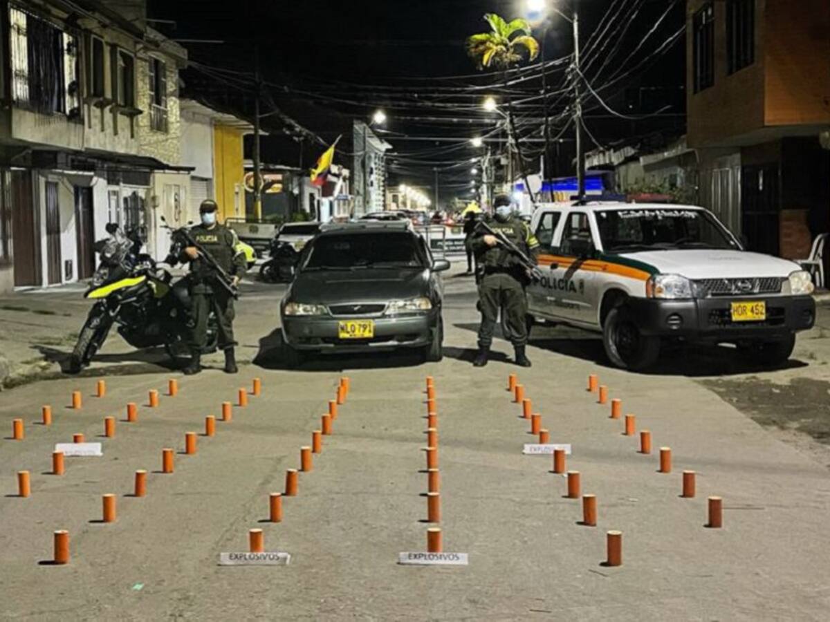 Incautan armas y material explosivo en el Valle del Cauca