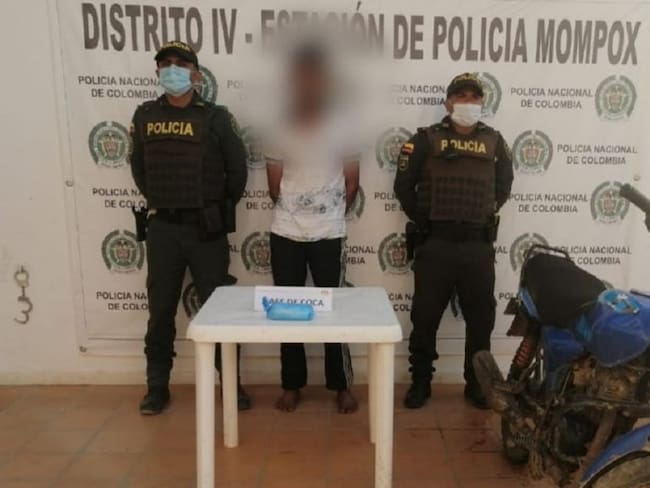 La detención se llevó a cabo en el barrio Primero de Julio de este municipio