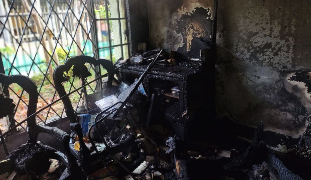 Árbol de Navidad provoco incendio estructural  en vivienda del oriente de Neiva, dejando pérdidas cuantiosas.