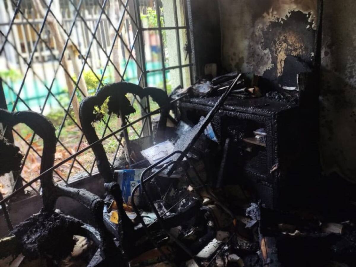 Corto circuito, ocasionó incendio estructural en Neiva