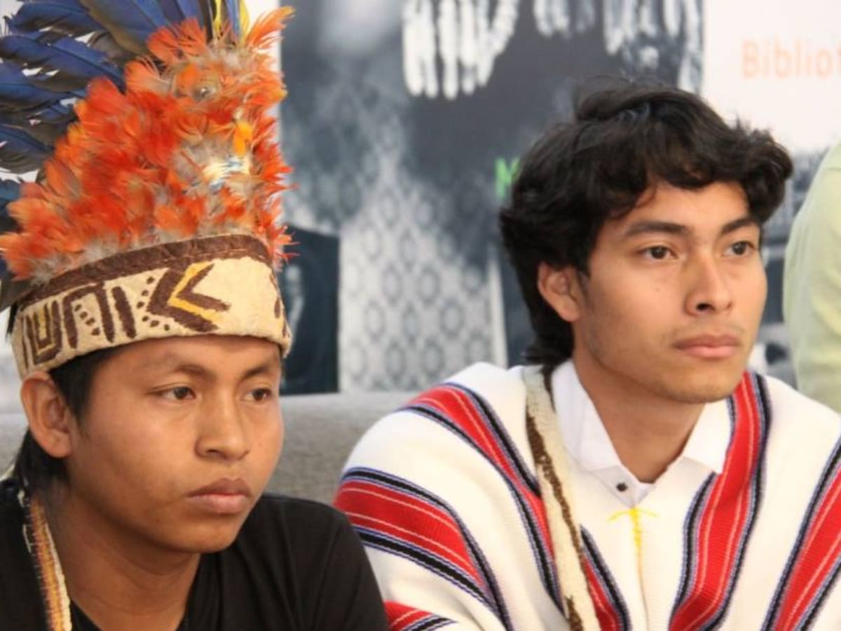 Homenaje al joven líder social Breiner David Cucuñame en el Día de la Lengua Nativa