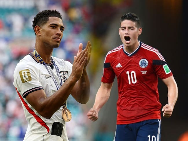 Jude Bellingham rompió el récord que ostentaba James Rodríguez en Mundiales de Fútbol / Getty Images