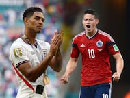 Jude Bellingham rompió el récord que ostentaba James Rodríguez en Mundiales de Fútbol / Getty Images