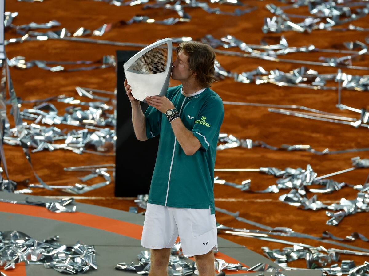 Andrey Rublev se corona campeón del Mutua Madrid Open