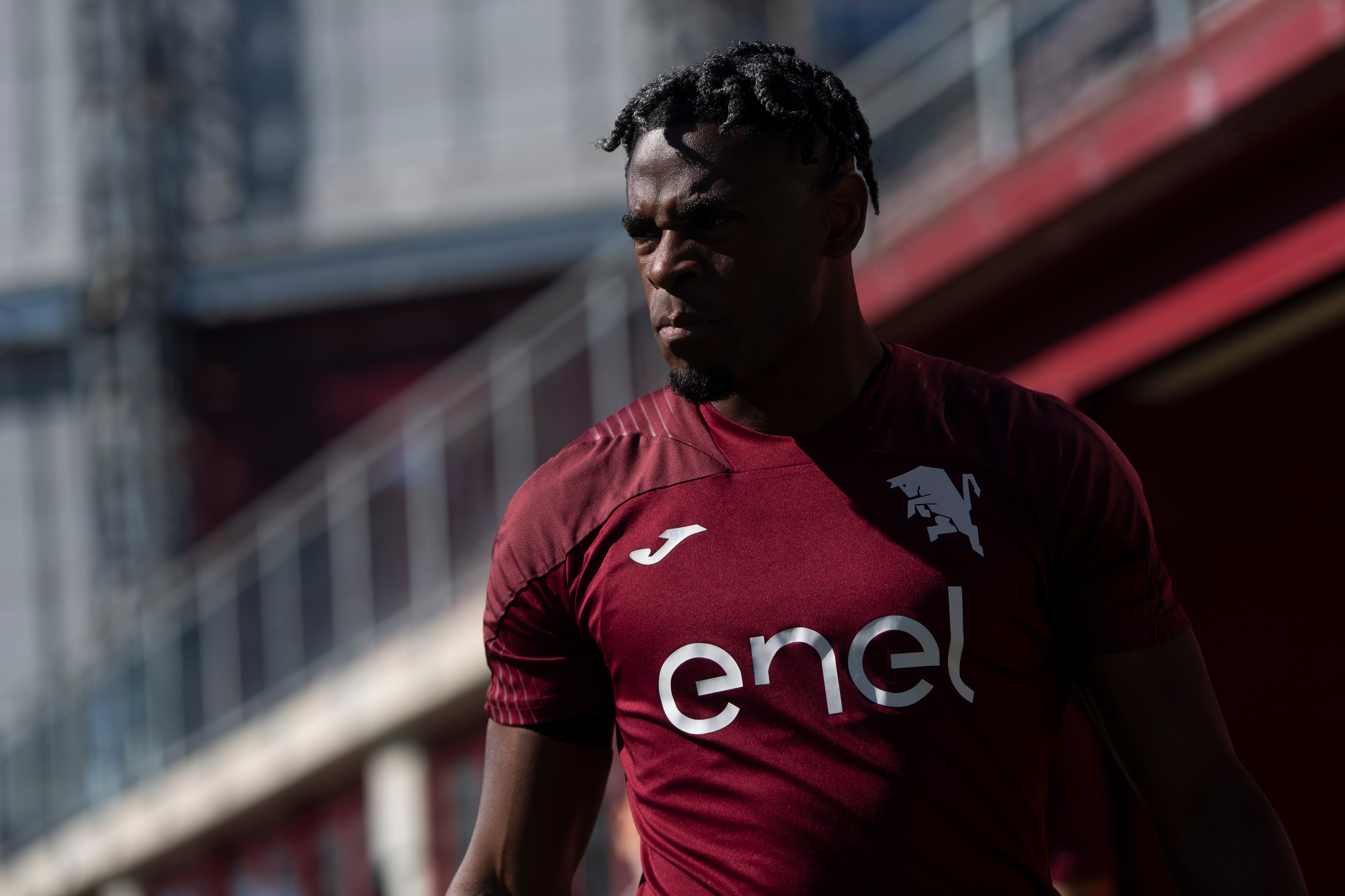 TURIN, ITALY - MARCH 31: Duván Zapata of Torino FC during the Torino FC training session at Stadio Filadelfia on March 31, 2026 in Turin, Italy. (Photo by Stefano Guidi - Torino FC/Torino FC 1906 via Getty Images)