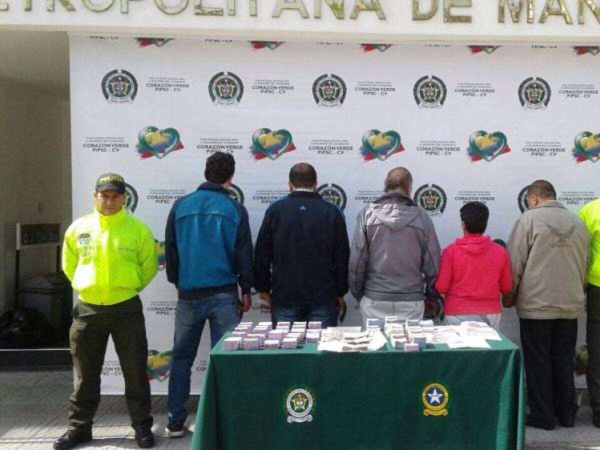 Nueve personas capturadas por presuntas rifas ilegales en Caldas