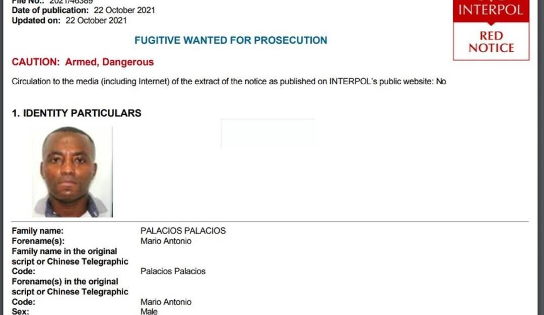 El exmilitar Mario Antonio Palacios, uno de los 22 colombianos implicados en el magnicidio del presidente de Haití, Jovenel Moise 