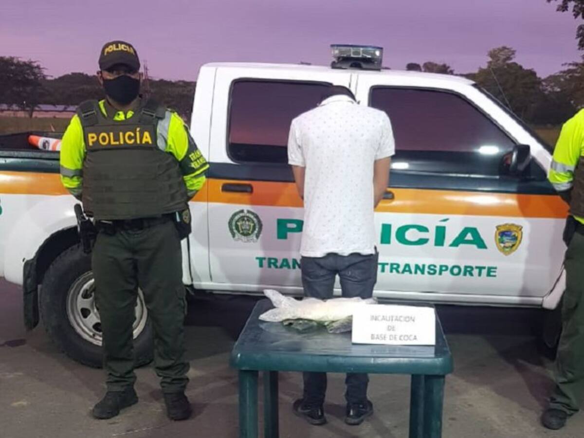 En Bolívar capturan a hombre que escondía droga en un termo