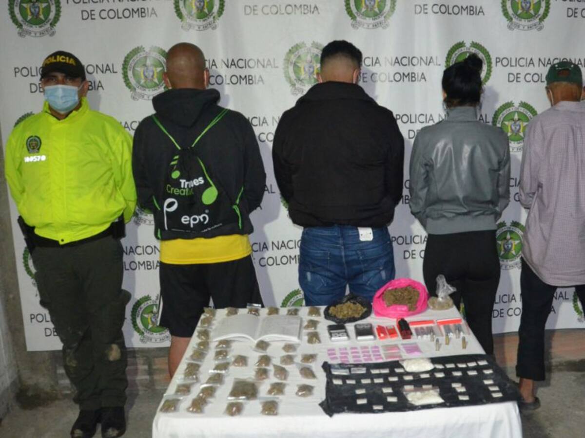Desarticulan banda criminal de microtráfico en Guatapé