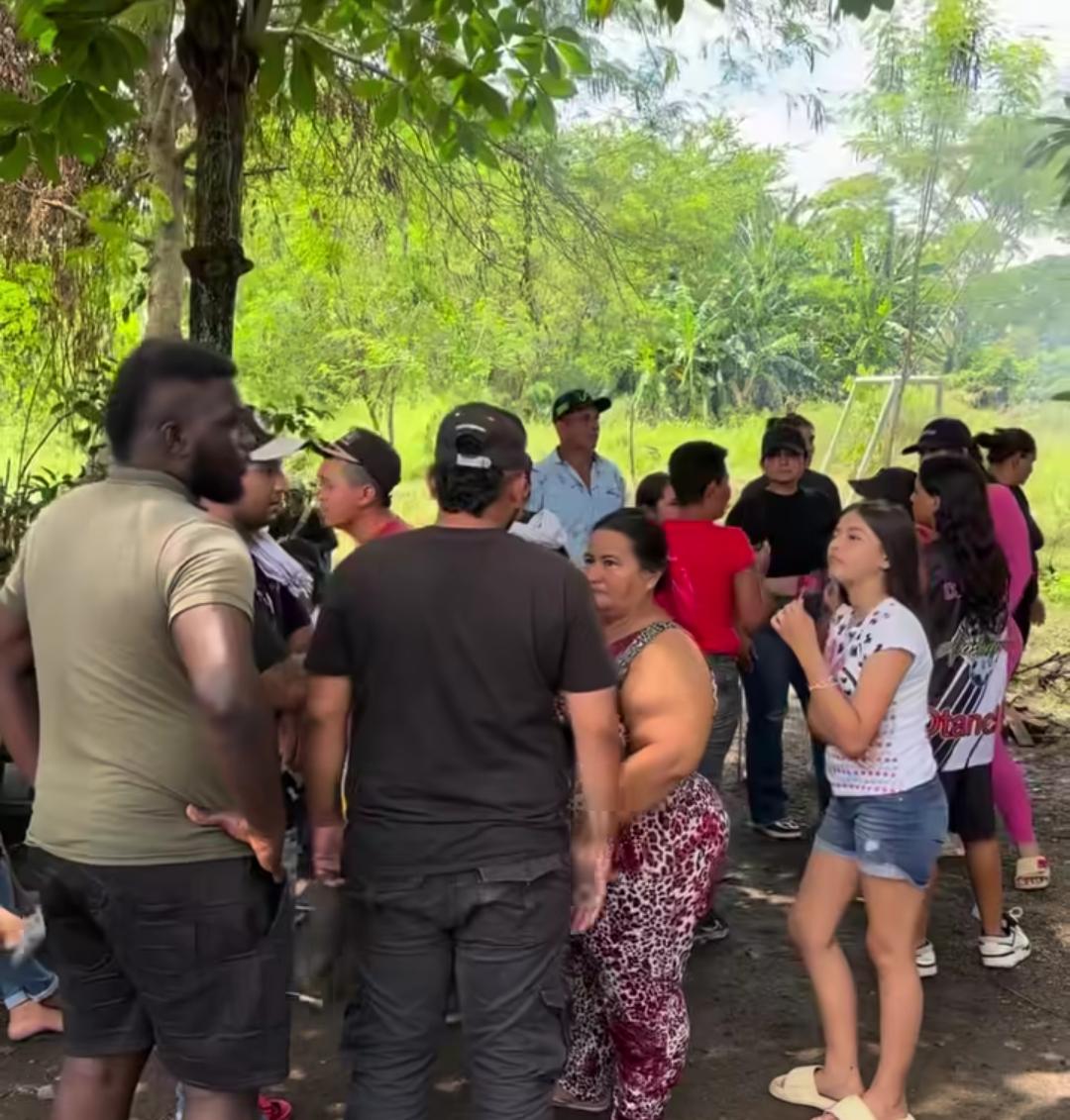Este grupo poblacional se había asentado en un predio perteneciente al Batallón del municipio / Foto: Noticias Puerto Boyacá.