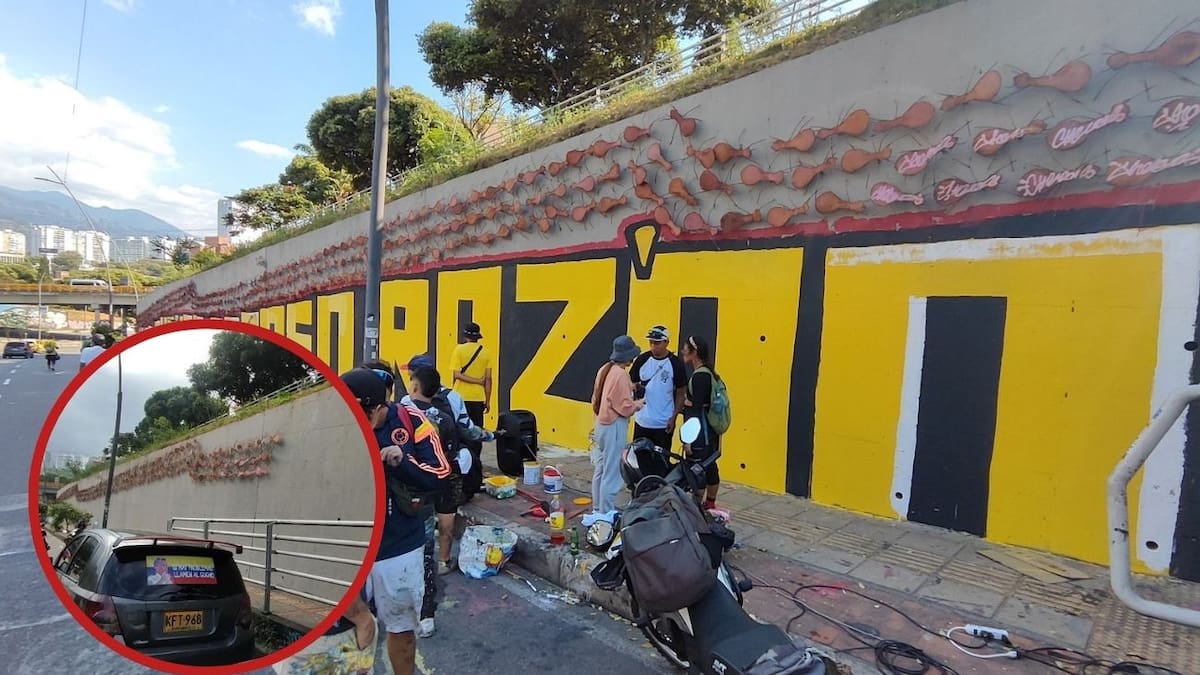 En Bucaramanga borraron el mural de “Las Cuchas Tienen Razón”