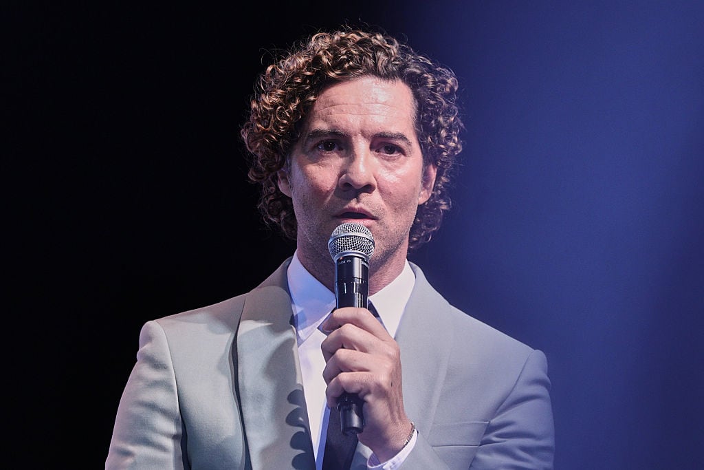 MEXICO CITY, MEXICO - JUNE 1: Singer David Bisbal speaks during a press conference for the Eternos tour at Lunario del Auditorio Nacional on June 1, 2026 in Mexico City, Mexico.  (Photo by Medios y Media/Getty Images)