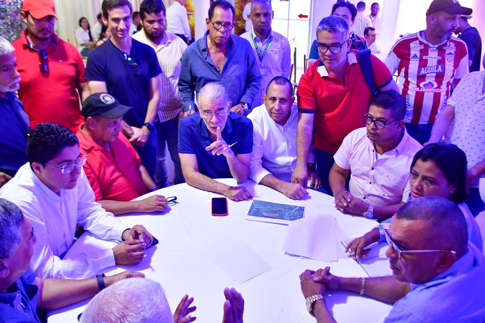 Gobernador Eduardo Verano en socialización de proyectos./ Foto: Gobernación del Atlántico