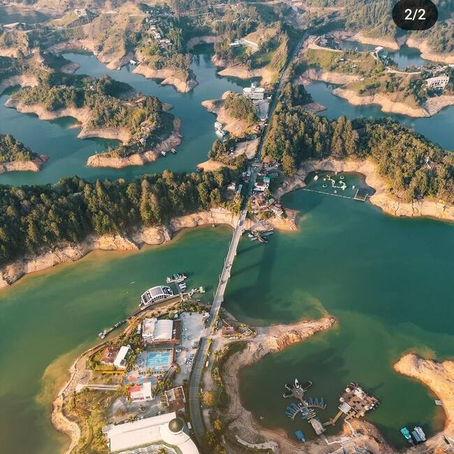Embalse de El Peñol, Antioquia. Foto: cortesía @jotapege.rd