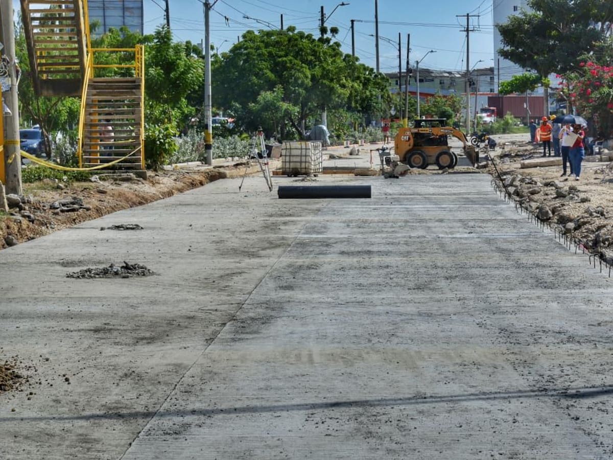 Con un 73 % de ejecución, avanza la transformación de la Diagonal 30 en Ceballos