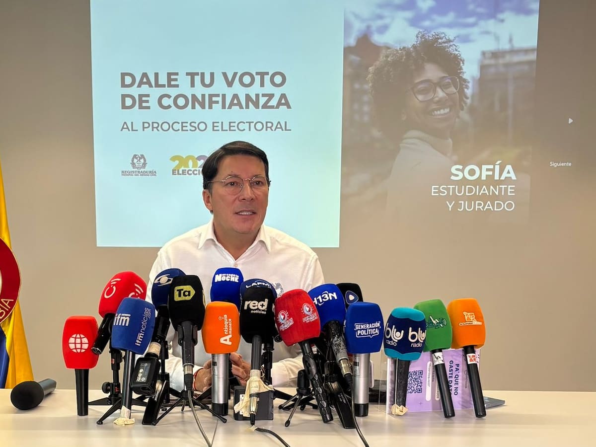 “Aceptar los resultados es el deber de los candidatos”: Registrador Hernán Penagos desde Medellín
