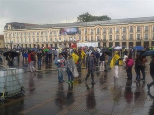Pasada por agua e indiferente fue despedida de Gabo en Bogotá