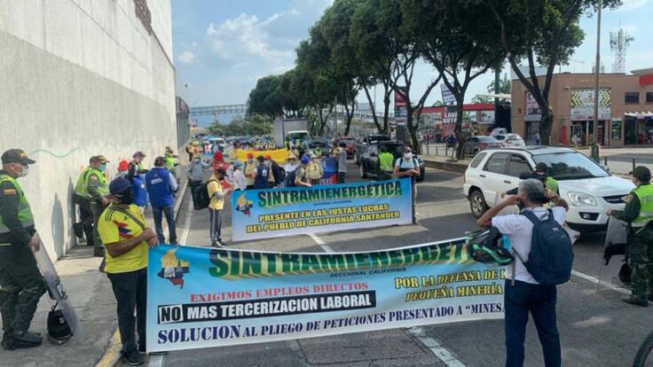 Mineros despedidos marcharán hasta Bogotá